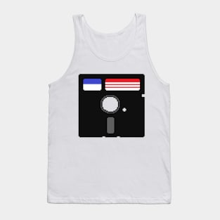 Retro Pixel 5¼ Floppy Disk Tank Top